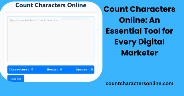 Count Characters Online